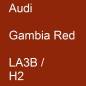 Preview: Audi, Gambia Red, LA3B / H2.